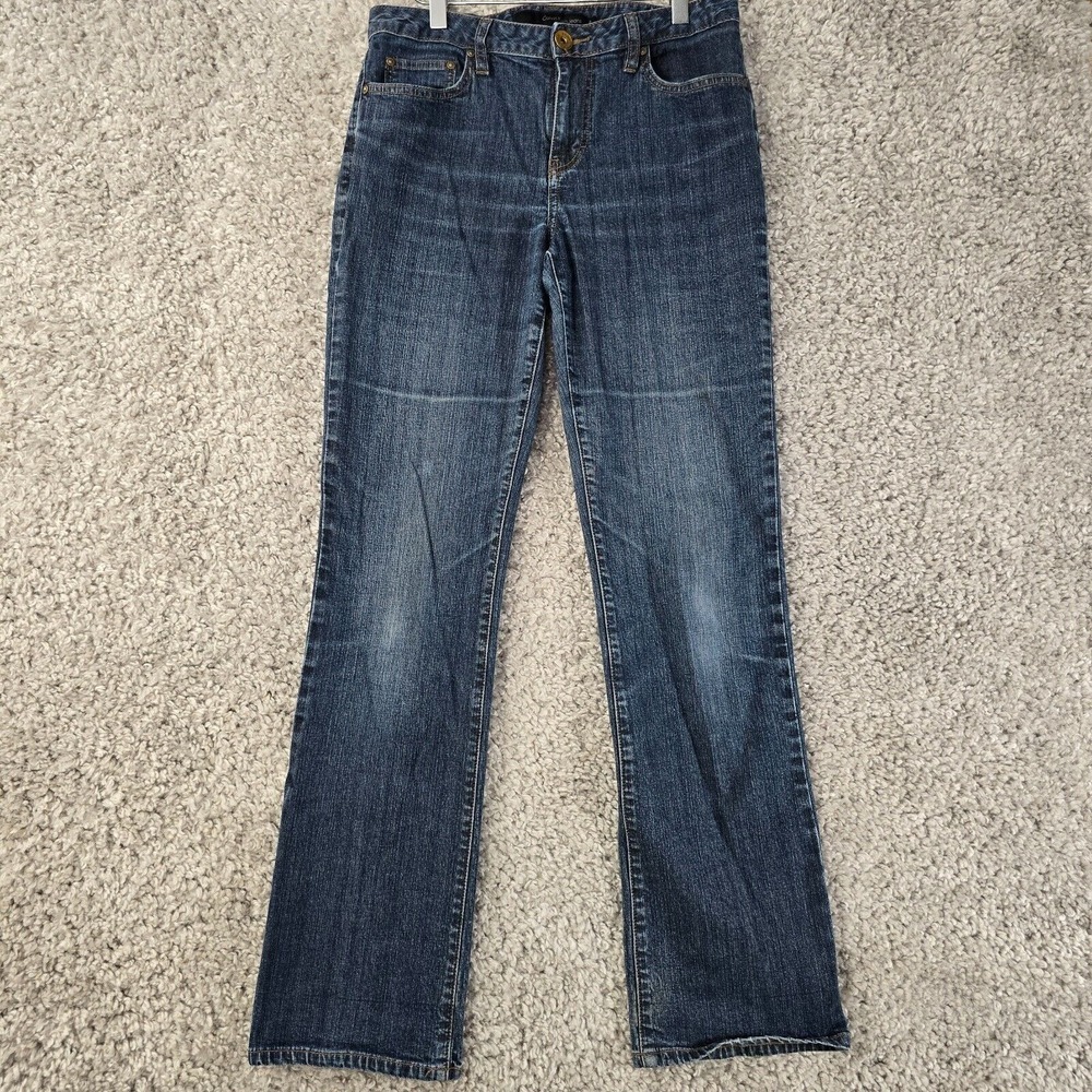Calvin‎ Klein Jeans Bootcut Womens Size 8 Medium Wash Embroidered Pocket Classic